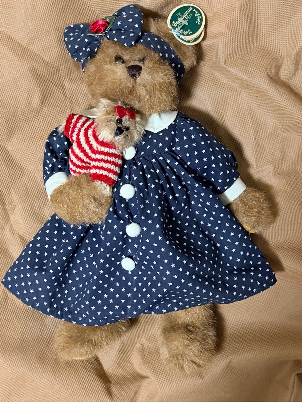 Stars & Stripes Bearington Collection #1335 12” Plush Bear